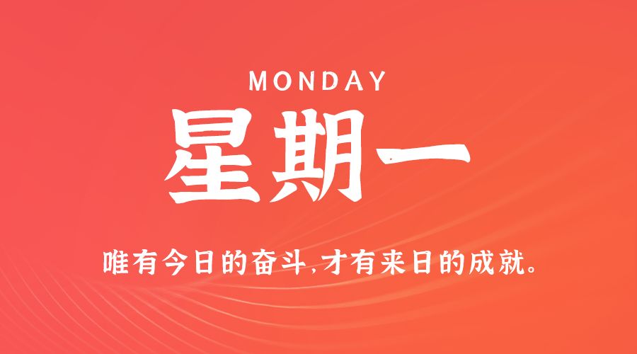06日08日，星期一，在这里每天60秒读懂世界！