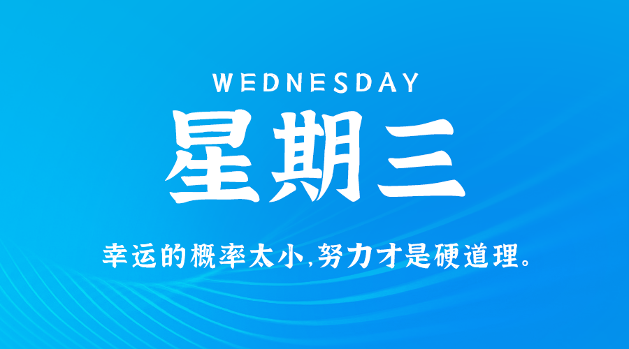 06日10日，星期三，在这里每天60秒读懂世界！